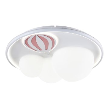 Zuma Line - LED Ljusreglerad children's tak belysning LED/42W/230V 3000/5700K rosa