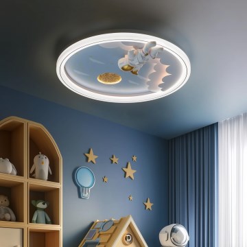 Zuma Line - LED Ljusreglerad dětské Taklampa LED/42W/230V 3000/5700K astronaut