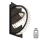 Zuma Line - LED Ljusreglerad kristall vägglampa LED/18W/230V 2700-6000K svart + fjärrkontroll