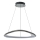 Zuma Line - LED ljusreglerad ljuskrona på textilsladd LED/34W/230V 3000K svart skinande krom