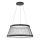 Zuma Line - LED ljusreglerad ljuskrona på textilsladd LED/53W/230V 2700-6000K svart + fjärrkontroll