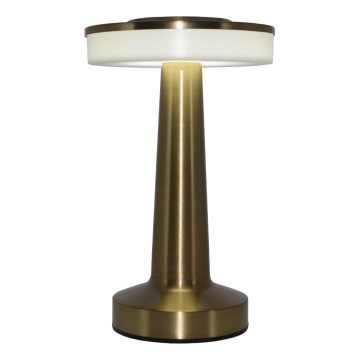 Zuma Line - LED Ljusreglerad uppladdningsbar bordslampa LED/2,5W/1200 mAh 3000/4000/6000K guld