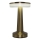 Zuma Line - LED Ljusreglerad uppladdningsbar bordslampa LED/2,5W/1200 mAh 3000/4000/6000K guld