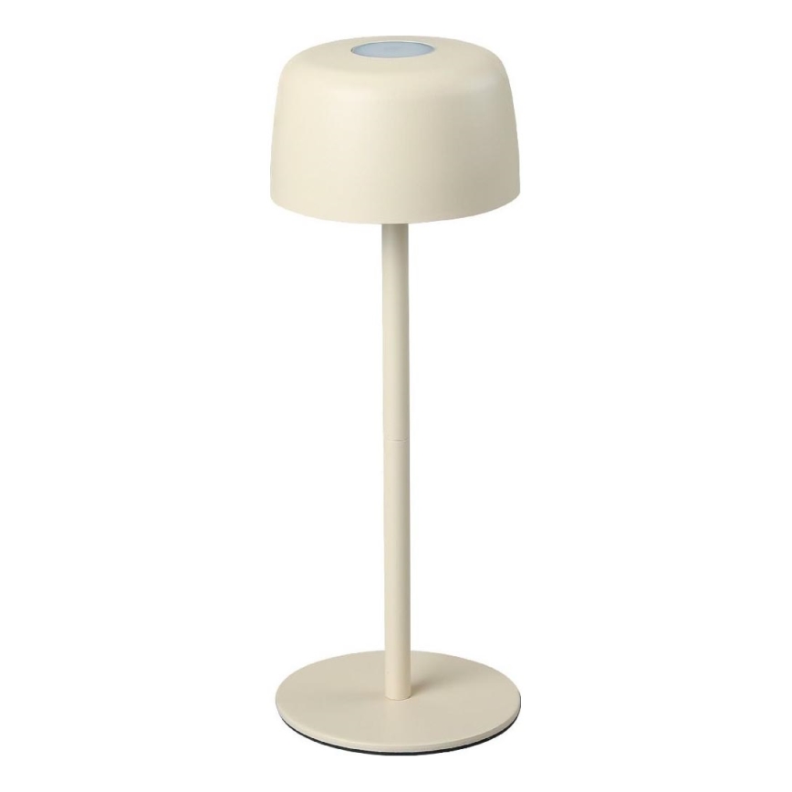 Zuma Line - LED Ljusreglerad uppladdningsbar bordslampa LED/2W/1200 mAh IP44 grädde