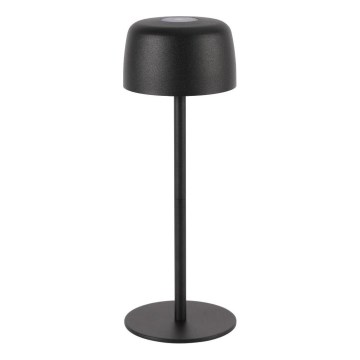 Zuma Line - LED Ljusreglerad uppladdningsbar bordslampa LED/2W/1200 mAh IP44 svart