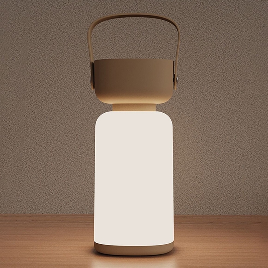 Zuma Line - LED Ljusreglerad uppladdningsbar bordslampa LED/3W/1200 mAh 3000/4000/6500K IP44 brun