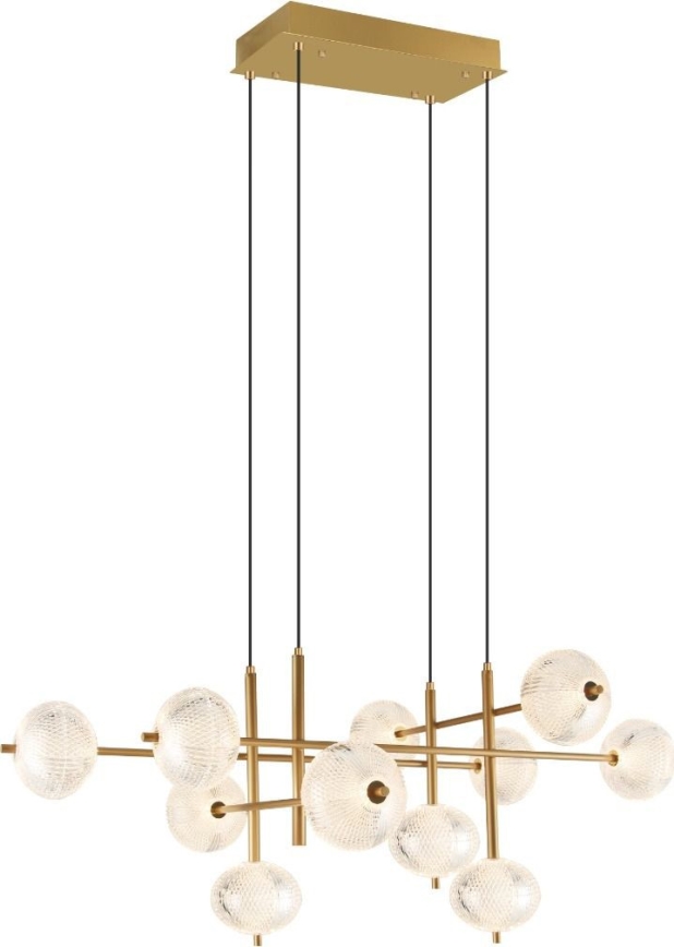 Zuma Line - LED-pendellampa på kabel LED/63W/230V guld