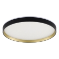 Zuma Line - LED RGBW Dimbar taklampa LED/32W/230V + LED/8W 3000-6000K svart/guld + fjärrkontroll