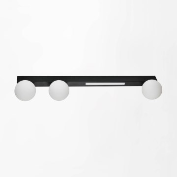 Zuma Line - LED väggbelysning 3xG9/40W/230V + LED/6W svart