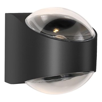 Zuma Line - LED vägglampa för utomhusbruk LED/12W/230V IP65 svart