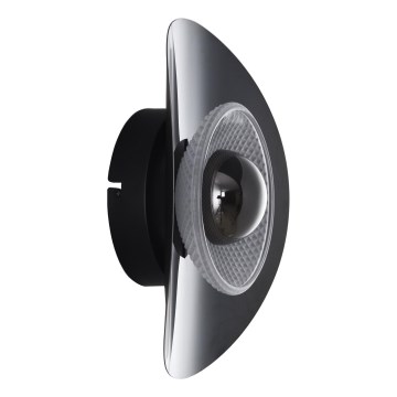 Zuma Line - LED-vägglampa LED/8W/230V svart/rökfärgad