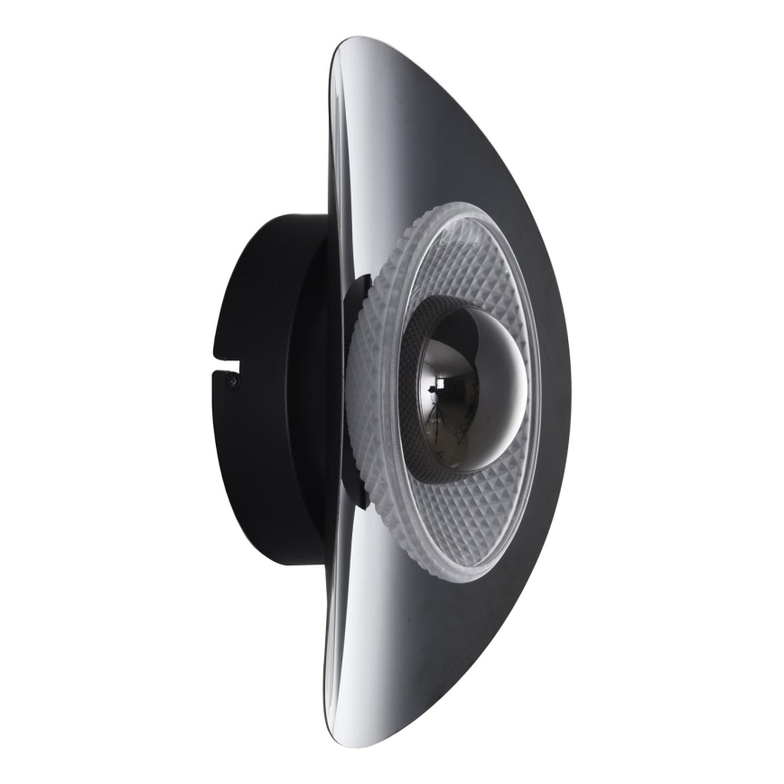 Zuma Line - LED-vägglampa LED/8W/230V svart/rökfärgad