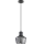Zuma Line - Ljuskrona med textilsladd 1xE27/40W/230V diameter 18 cm svart