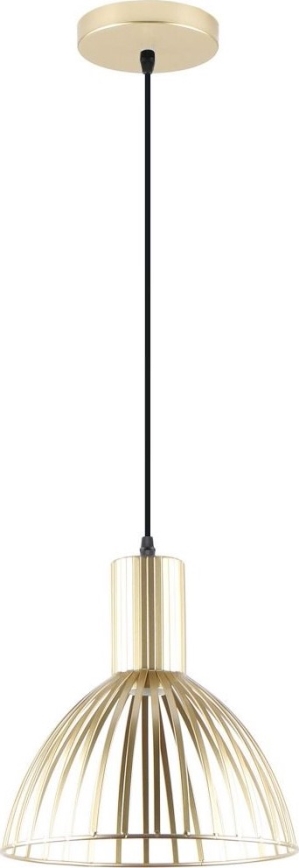 Zuma Line - Ljuskrona med textilsladd 1xE27/40W/230V diameter 25 cm guld