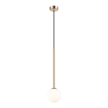 Zuma Line - Ljuskrona med textilsladd 1xG9/4W/230V guld
