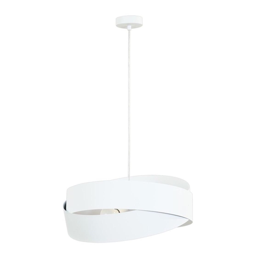 Zuma Line - Ljuskrona med textilsladd 3xE27/40W/230V vit