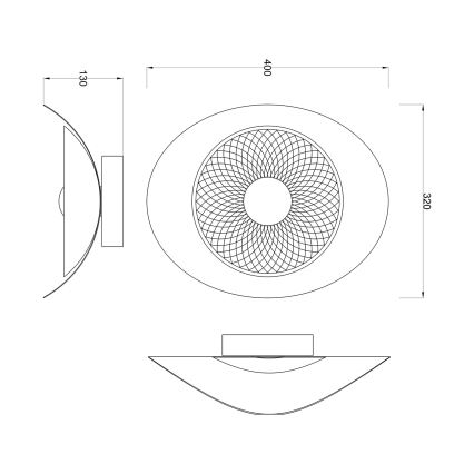 Zuma Line - LED vägglampa LED/8W/230V roséguld