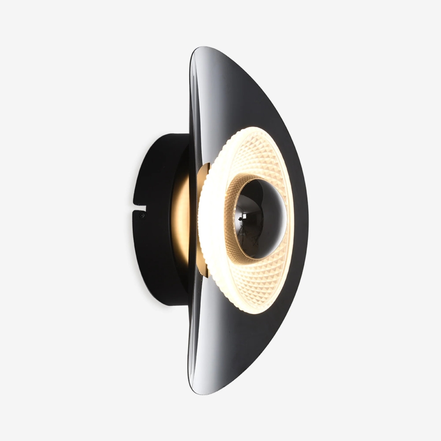 Zuma Line - LED-vägglampa LED/8W/230V svart/rökfärgad
