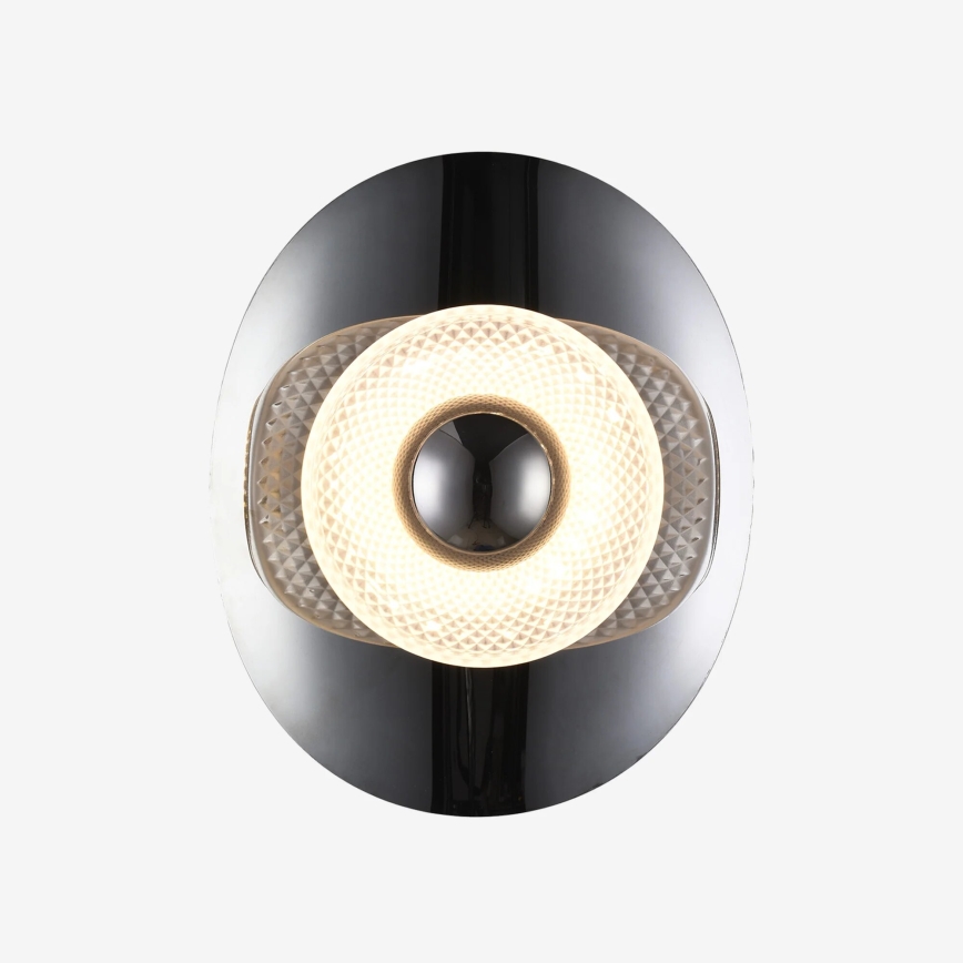 Zuma Line - LED-vägglampa LED/8W/230V svart/rökfärgad