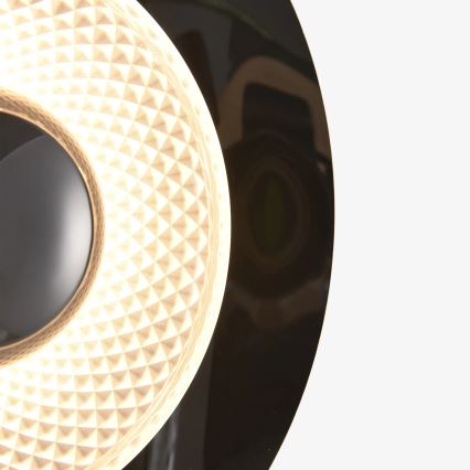 Zuma Line - LED-vägglampa LED/8W/230V svart/rökfärgad