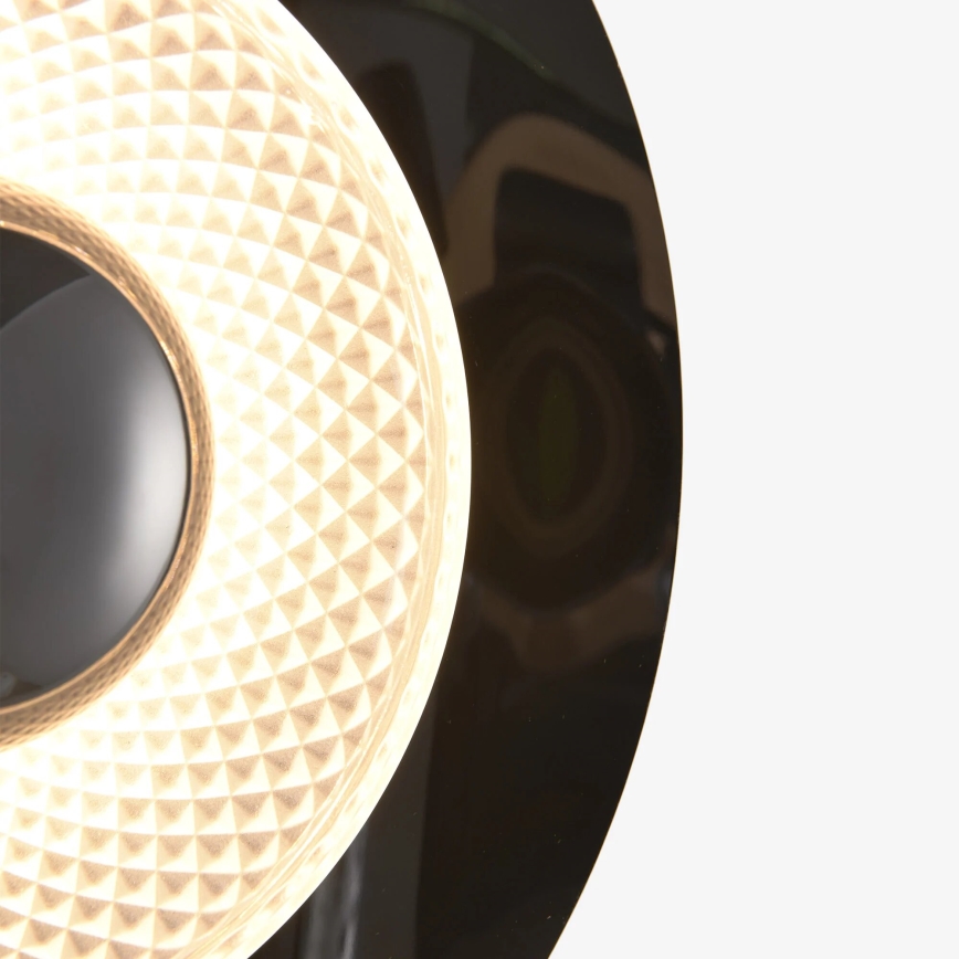 Zuma Line - LED-vägglampa LED/8W/230V svart/rökfärgad