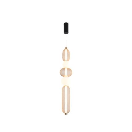 Zuma Line - Dimmbar LED-pendellampa på vajer LED/27W/230V 3000–5700K guld + fjärrkontroll