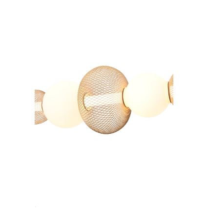 Zuma Line - LED-dimbar takpendel på vajer LED/27W/230V 3000-5700K guld + fjärrkontroll