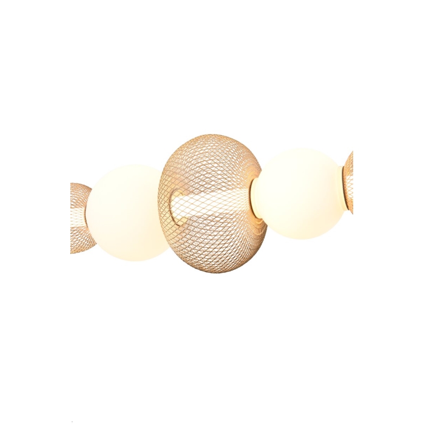 Zuma Line - LED-dimbar takpendel på vajer LED/27W/230V 3000-5700K guld + fjärrkontroll