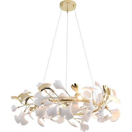 Zuma Line - Taklampa på vajer 6xG9/42W/230V, guldig