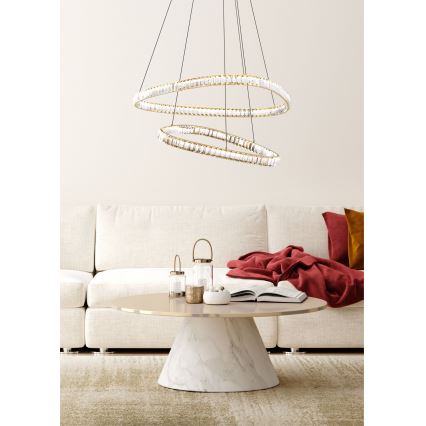 Zuma Line - LED dimbar kristallkrona på kabel LED/36W/230V 2700-6000K + fjärrkontroll