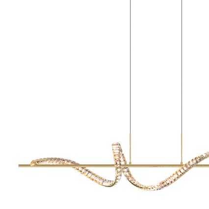 Zuma Line - LED dimbar kristallkrona på kabel LED/24,5W/230V 2700-6000K + fjärrkontroll