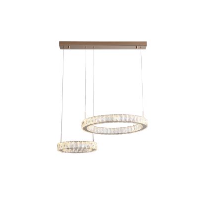 Zuma Line - LED-ljuskrona på vajer LED/36W/230V roséguld