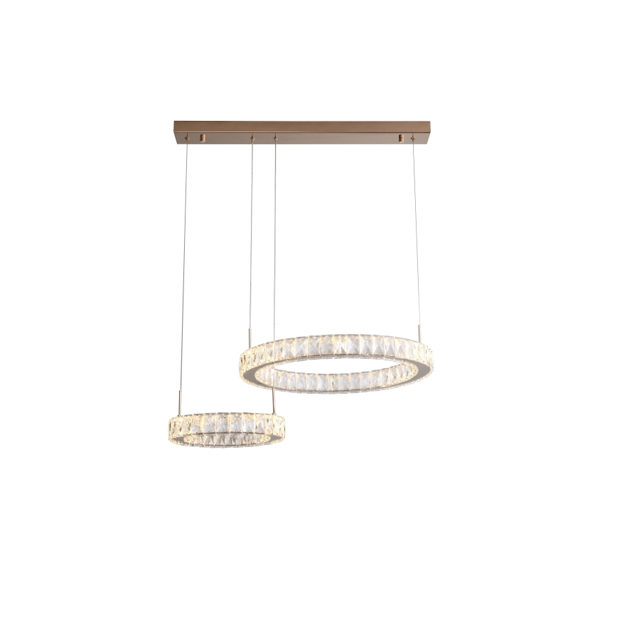 Zuma Line - LED-ljuskrona på vajer LED/36W/230V roséguld