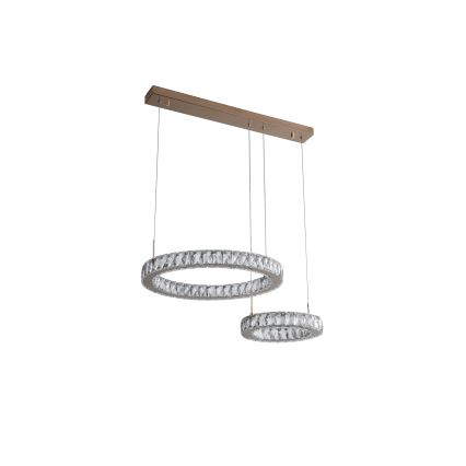 Zuma Line - LED-ljuskrona på vajer LED/36W/230V roséguld