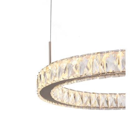 Zuma Line - LED-ljuskrona på vajer LED/36W/230V roséguld