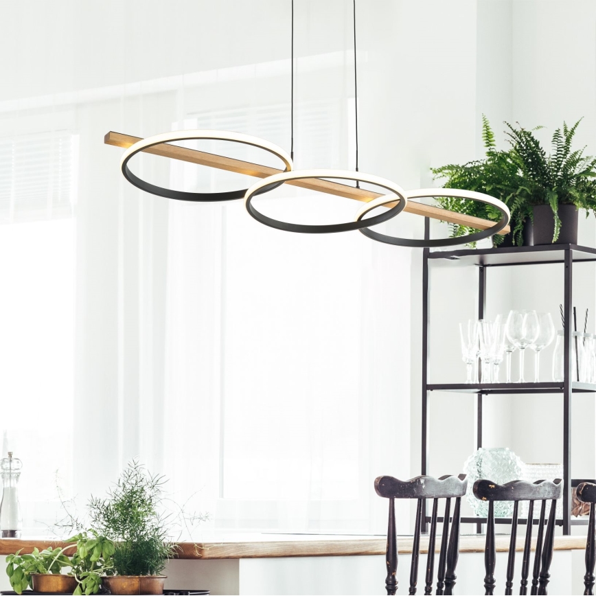 Zuma Line - LED ljusreglerad ljuskrona på textilsladd LED/35W/230V
