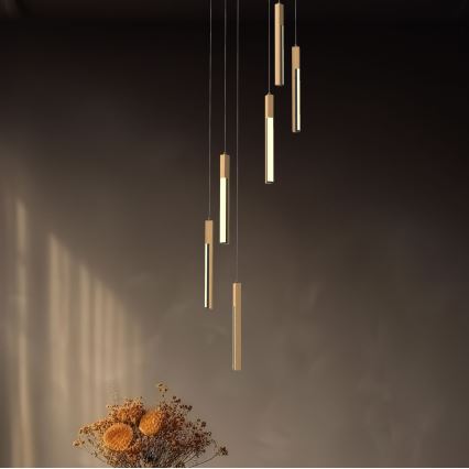 Zuma Line - LED ljusreglerad ljuskrona på textilsladd LED/25W/230V