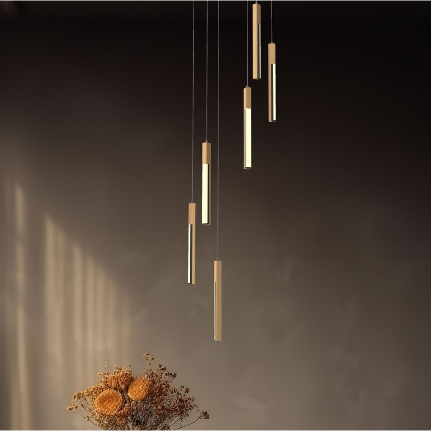 Zuma Line - LED ljusreglerad ljuskrona på textilsladd LED/25W/230V
