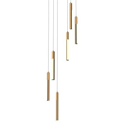Zuma Line - LED ljusreglerad ljuskrona på textilsladd LED/25W/230V