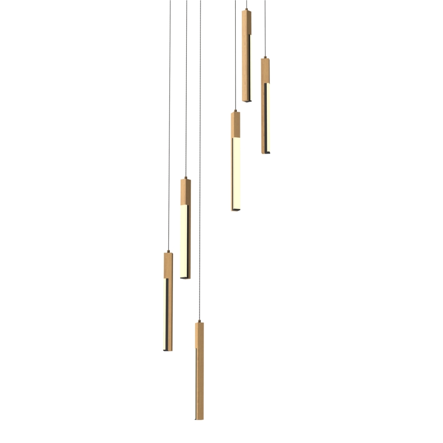 Zuma Line - LED ljusreglerad ljuskrona på textilsladd LED/25W/230V