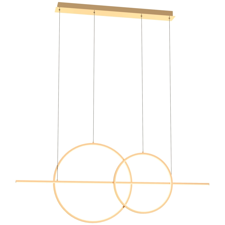 Zuma Line - LED ljusreglerad ljuskrona på textilsladd LED/34W/230V guld