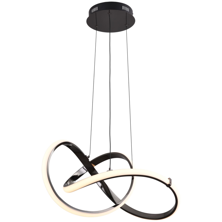 Zuma Line - LED ljusreglerad ljuskrona på textilsladd LED/44W/230V svart