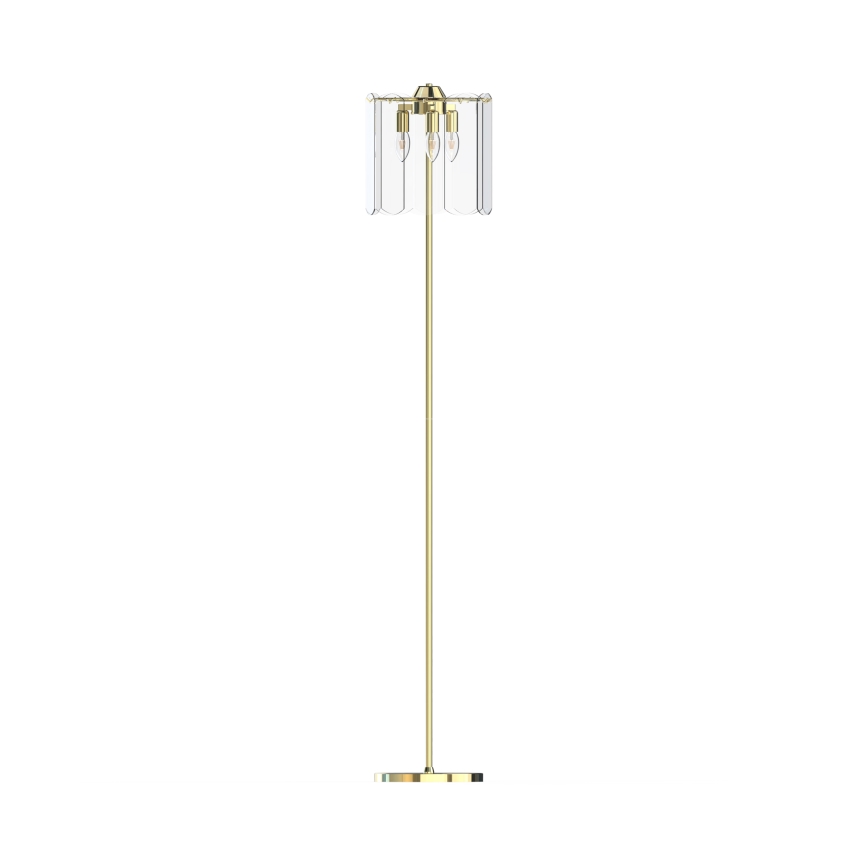 Zuma Line - Golvlampa 3xE14/40W/230V guld