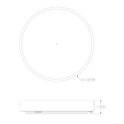 Zuma Line - LED ljusreglerad taklampa till badrum LED/36W/230V 3000-6000K diameter 40 cm IP44 mässing + fjärrkontroll