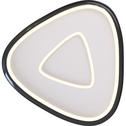 Zuma Line - LED Dimbar taklampa LED/27W/230V 3000K svart skinande krom