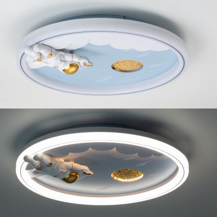 Zuma Line - LED Ljusreglerad dětské Taklampa LED/42W/230V 3000/5700K astronaut