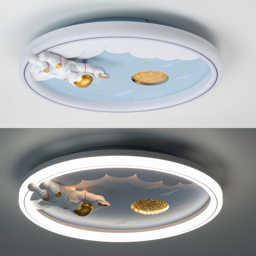 Zuma Line - LED Ljusreglerad dětské Taklampa LED/42W/230V 3000/5700K astronaut