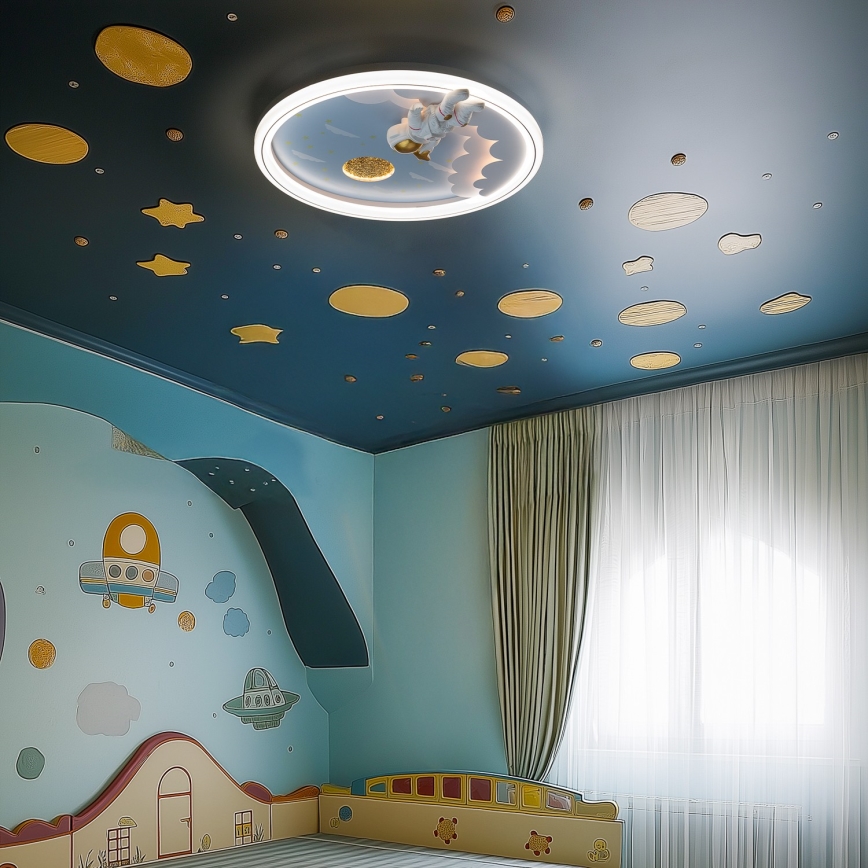 Zuma Line - LED Ljusreglerad dětské Taklampa LED/42W/230V 3000/5700K astronaut