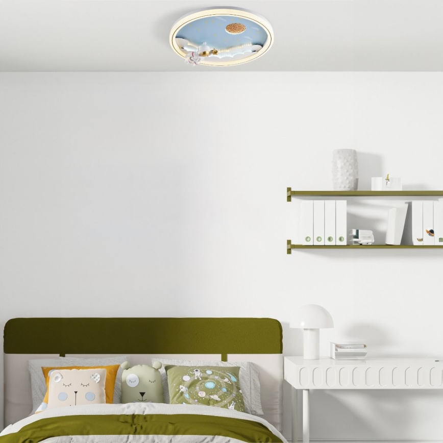 Zuma Line - LED Ljusreglerad dětské Taklampa LED/42W/230V 3000/5700K astronaut