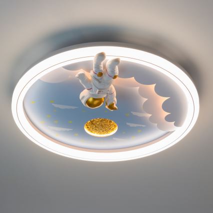 Zuma Line - LED Ljusreglerad dětské Taklampa LED/42W/230V 3000/5700K astronaut